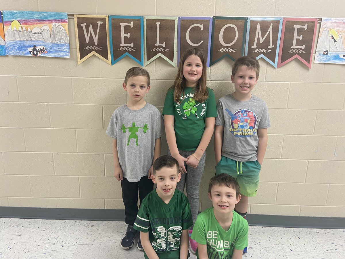 strader268's tweet photo. #StPatricksDay #titantrue #2ndgraderocks https://t.co/WJ8R7HfRz0