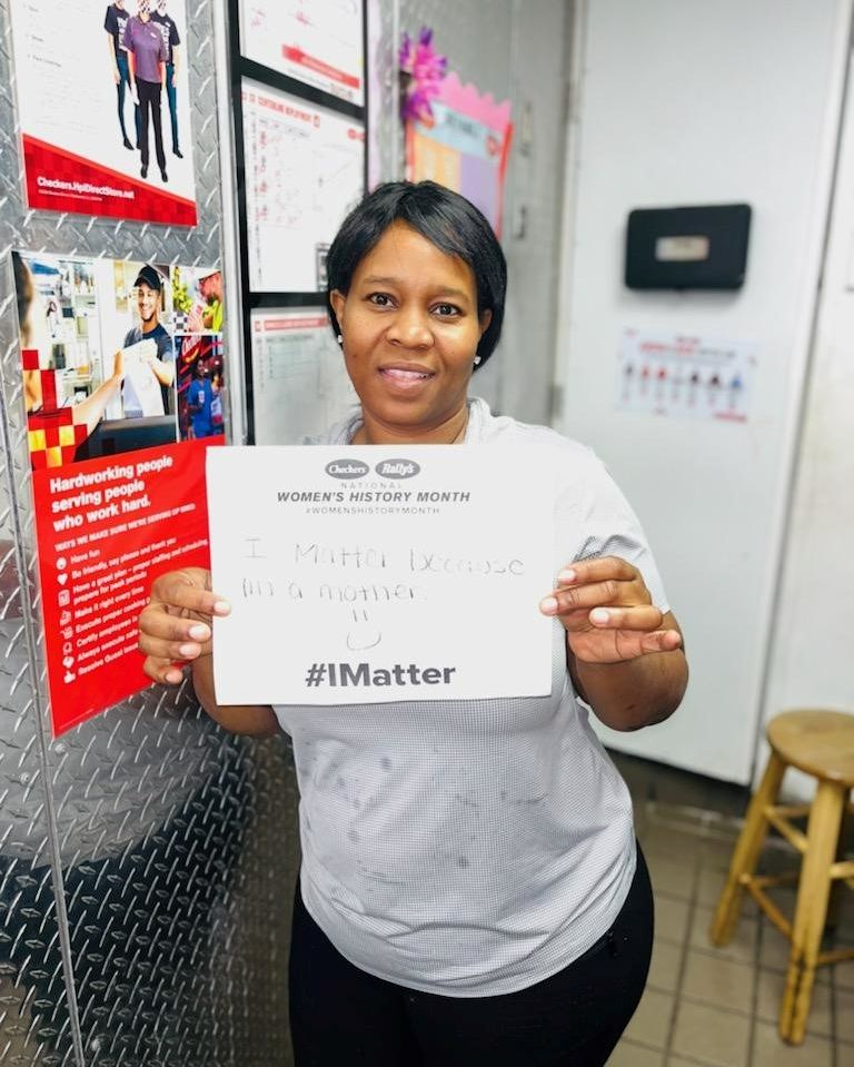 RallysC's tweet photo. In honor of National Women's History Month we are celebrating all of the amazing women behind our brand. #WomensHistoryMonth #IMatter https://t.co/B9pGAvupYL