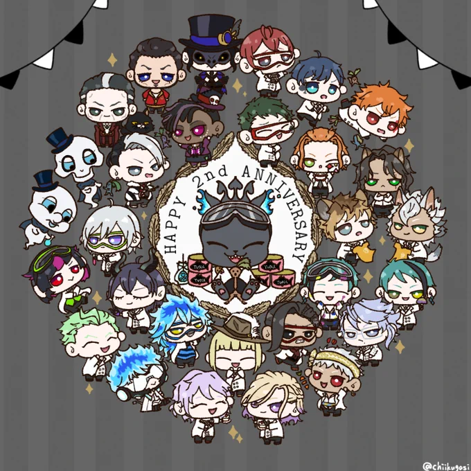 ツイステ2周年おめでとうございます!

#ツイステ2周年
#ツイステファンアート
#twstファンアート 