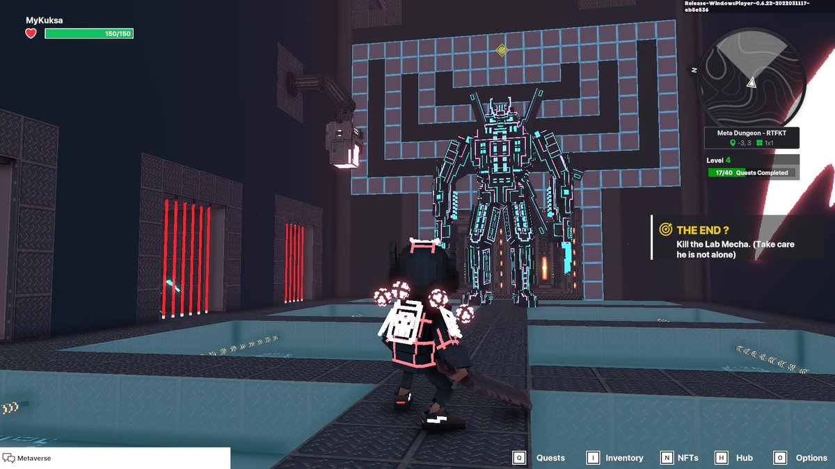 MsaitoNft's tweet image. Meta Dungeon難しすぎ😭
ストーリーやビジュアルは雰囲気よかったけど、なんか操作しづらい。わかりにくい。
なんとかコンプリート。VICTORY最後のVICTORY写真撮り損ねたｗ
もう一回プレイはしばらく遠慮しときます。

#SandboxAlphaS2 #MetaDungeon #RTFKT