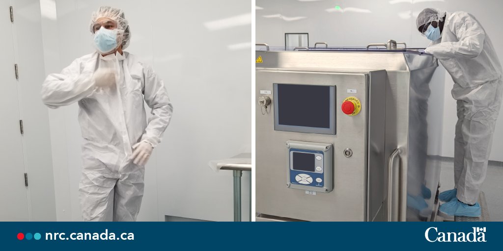 What’s NOT inside our Biologics Manufacturing Centre? Dirt, dust and other contaminants because we spend 13.5 hours cleaning daily, not including monthly/annual deep cleans and the triple clean process. 
ow.ly/bUms50IlJ2n 
#NRCHealth #DiscoverTheNRC #CdnBiomanufacturing