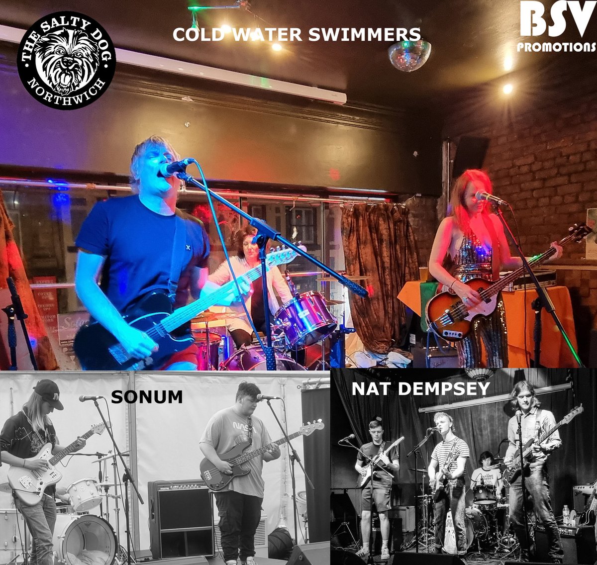 bsvpromotions's tweet photo. Unfortunately, The Last Clouds have had to pull out tomorrow night but I'm pleased to announce that Sonum have stepped and will now be playing.
@saltydogpub Northwich
Tickets https://t.co/RqhjMn6gvN https://t.co/N0gwLkPETH