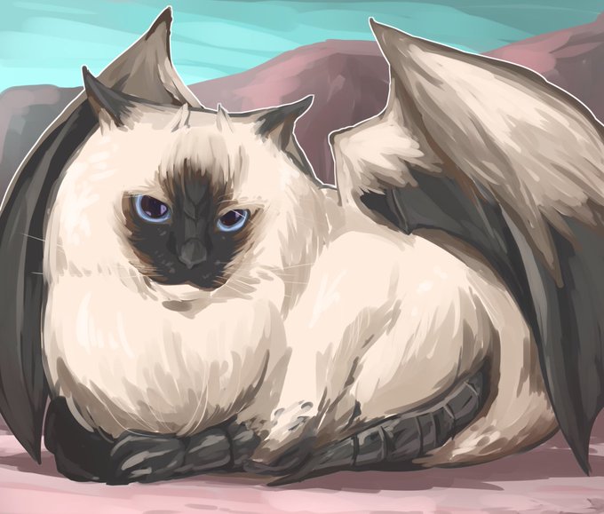 ネコドラゴン #リプで来たものをドラゴン化する https://t.co/6QVhk1CUdb 