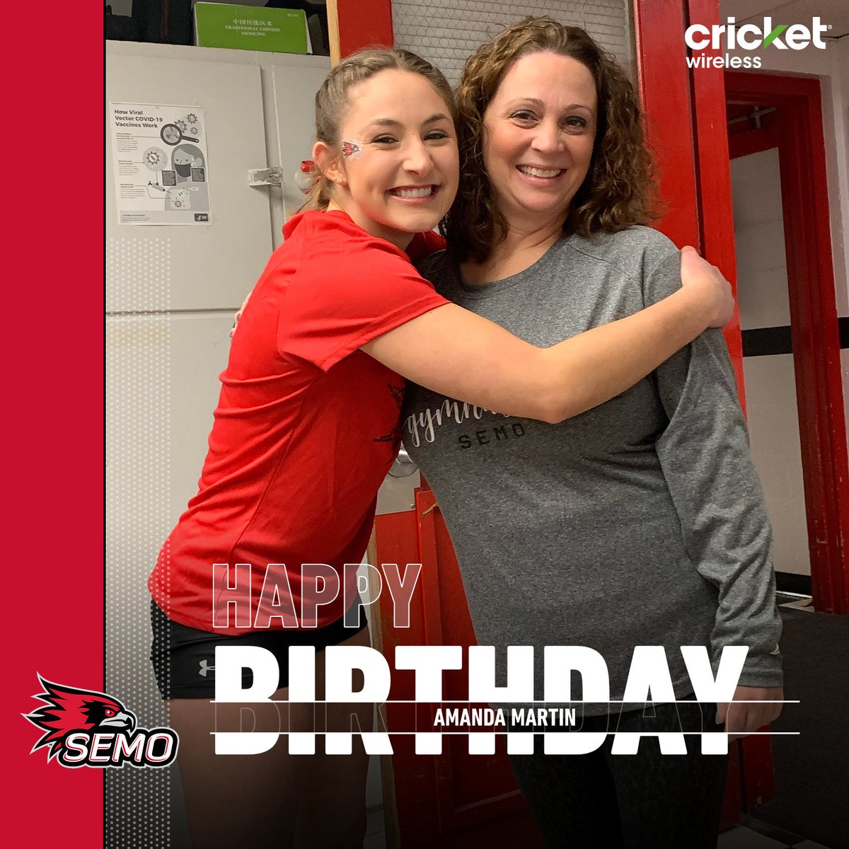 Happy Birthday and Happy National Athletic Training Month to our amazing athletic trainer, Amanda Martin!!! 🥳🎉

We are so thankful to have you as a member of our team!! Thank you for all that you do for our program. 

#SmileOn | #LetsSoar | #STUD