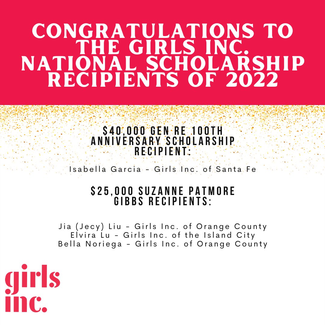 Girls Inc. on Twitter "Congratulations to the 2022 recipients of the