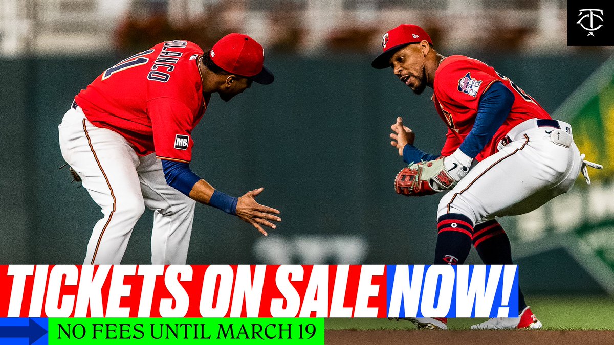 Twins's tweet image. Tickets are on sale NOW!

And today could be your lucky day - RT for a chance to win two tickets to a 2022 regular season game! 🍀

Get yours ➡️ mlb.com/twins/tickets/…
