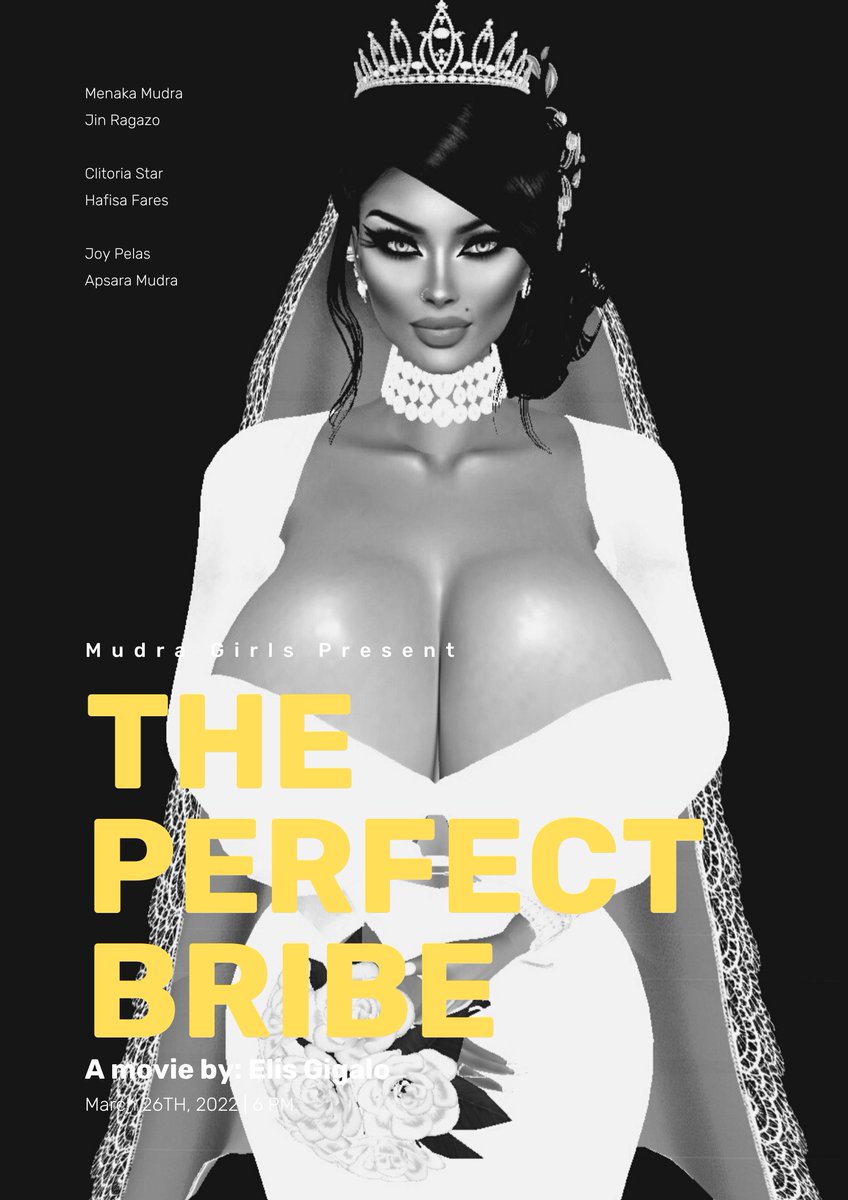 MudraGirls's tweet photo. Mudra Girls @MudraGirls presents #ThePerfectBride #NEWMovie
starring Menaka Mudra @MenakaMudra #MenakaMudra
Jin Ragazo @JinRagazo
Clitoria Star @ClitoriaStar
Hafisa Fares @HafisaFares
Joy Pelas @JoyPelas
Apsara Mudra @ApsaraMudra
A movie by Elis Gigalo. @ElisGigalo
#MudraGirls https://t.co/6yep0Rhi0v