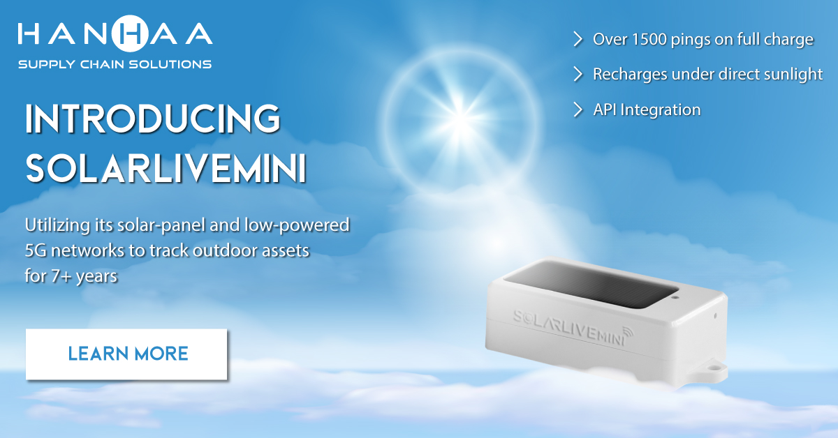 HanhaaSCS's tweet photo. Looking for a solar-powered 5G asset tracker?

Introducing SolarLiveMini the perfect solution for tracking outdoor assets and equipment, utilizing its solar-panel to recharge the battery. From full charge, SolarLiveMini offers up to 1,500 pings.

https://t.co/D6Lr1Vwt4b https://t.co/Ud1vQWFZ6b