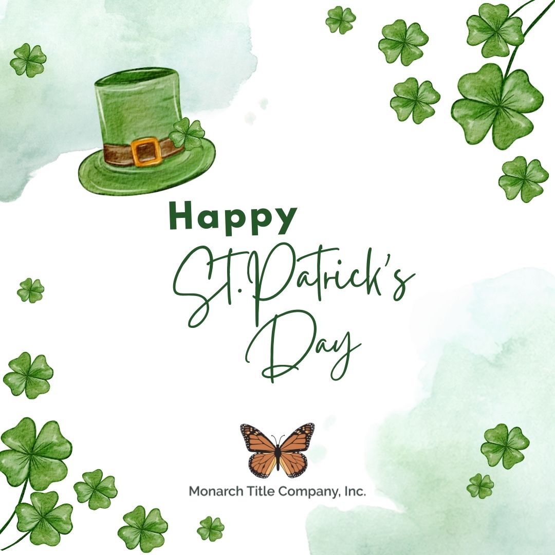 MonarchTitleCO's tweet image. Any guesses on how many people of Irish descent work at Monarch Title Company??