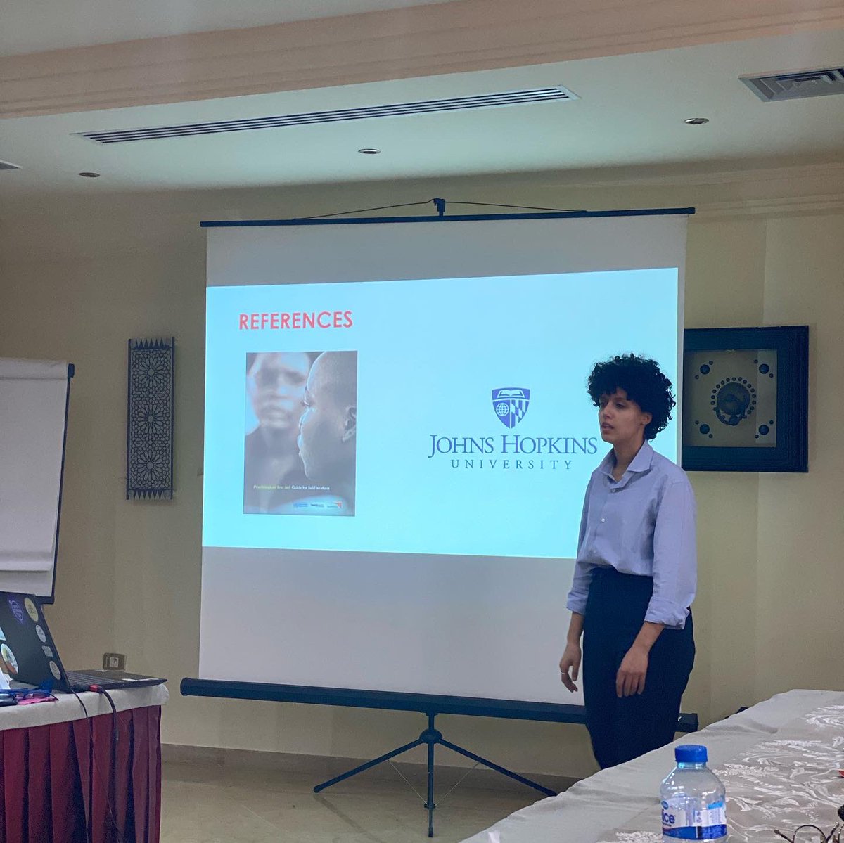 Alghenma99's tweet photo. Impressive work with a
psychological support specialist, to understand the idea of psychological first aid PFA.
#CEFA_Tunis #CEFA_Marco ,#CEFA_Libya ,#CEFA_Italy. https://t.co/IAhzcMICS8