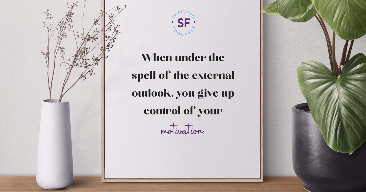 fowlersusann's tweet photo. The external motivational outlook can trick you into believing that rewards compensate for being miserable, and it distracts you from creating #choice, #connection, and #competence. #MasterYourMotivation #OptimalMotivation https://t.co/idFLrXfccM