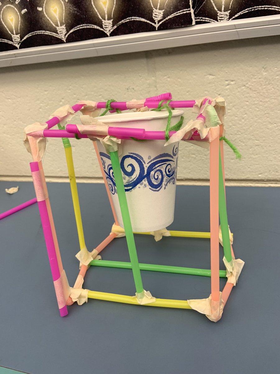 Whitney, Carina, Sean, and Brynn’s STEM creation held the most amount of pennies - 113 to be exact!! 🥇Way to be creative!