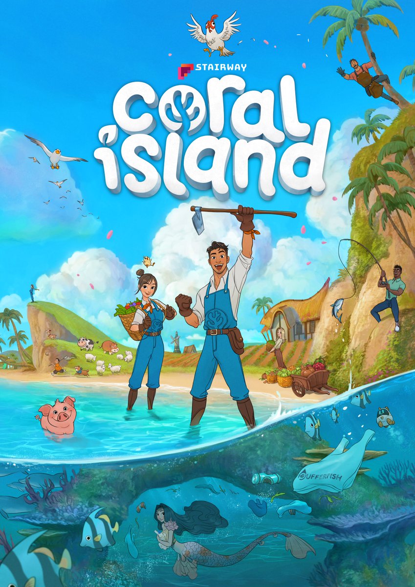 HUMBLED!
We're partnering with <a href="/PlayHumbleGames/">Humble Games</a> and releasing Coral Island's official cover

#gamedev | #indiedev | 🇮🇩
Read more here: stairwaygames.com/post/official-…