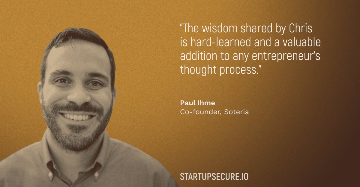 charcuteriecoma's tweet photo. What are founders saying about Start-Up Secure? Check out what @PaulIhme has to say, co-founder of @SoteriaSecurity Get your hardback, Kindle or audiobook today https://t.co/eOejDAbJvr
#startupsecure #founder #cybersecurity #startup https://t.co/W4y9WqubEm