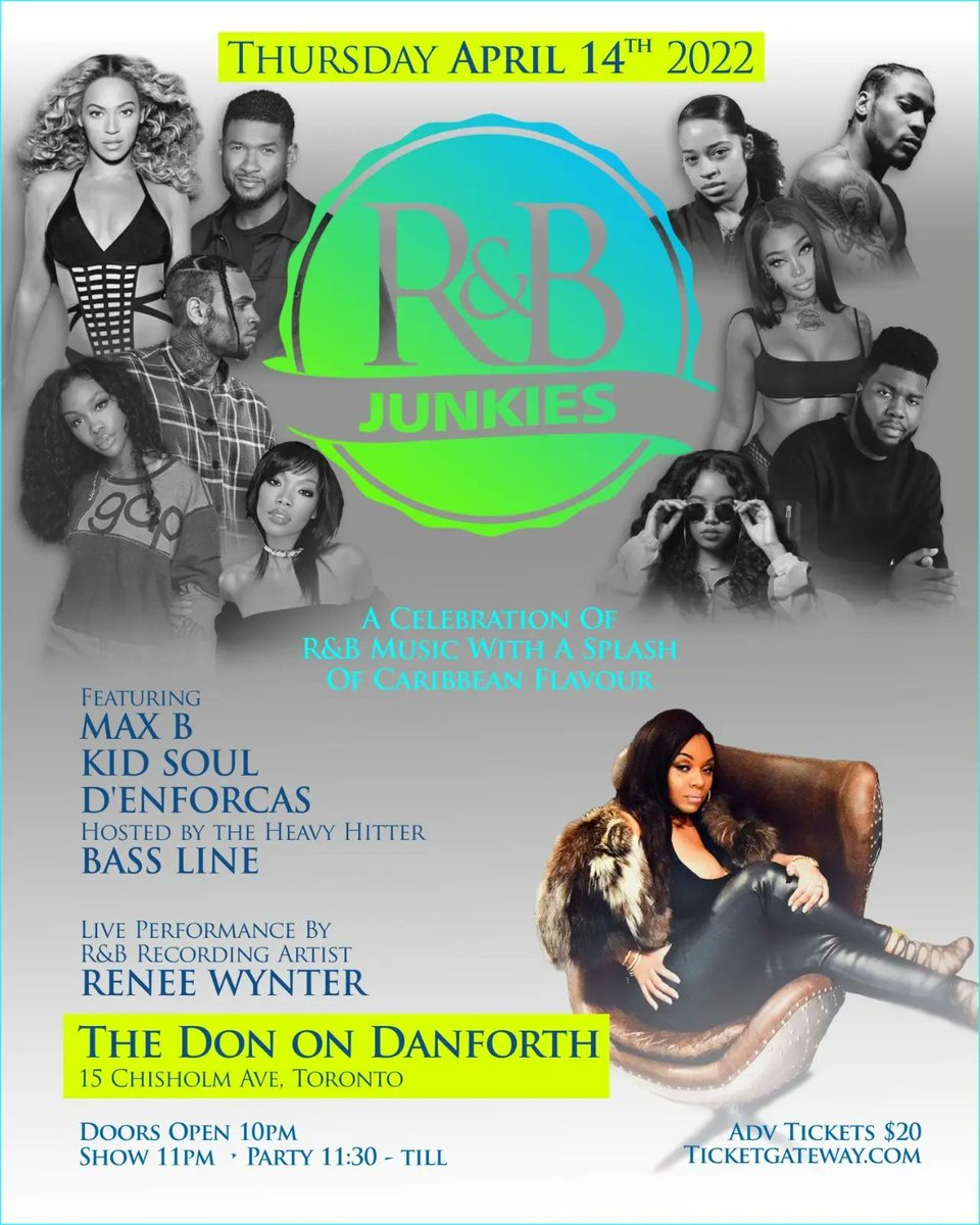 yesmaxb's tweet photo. Long time... feels good to be back!
https://t.co/zGQaBOP8OA for more info
 
Thurs April 14 - R&amp;B Junkies @ The Don on Danforth
 
Featuring:
@yesmaxb
@djkidsoul
@denforcas
@bassline_denforcas
@reneewynter
 
#TheHeavyHitterDJs  #RnBJunkies #KidSoul #yesmaxb #DENFORCAS #ReneeWynter https://t.co/6NwNb5isSk