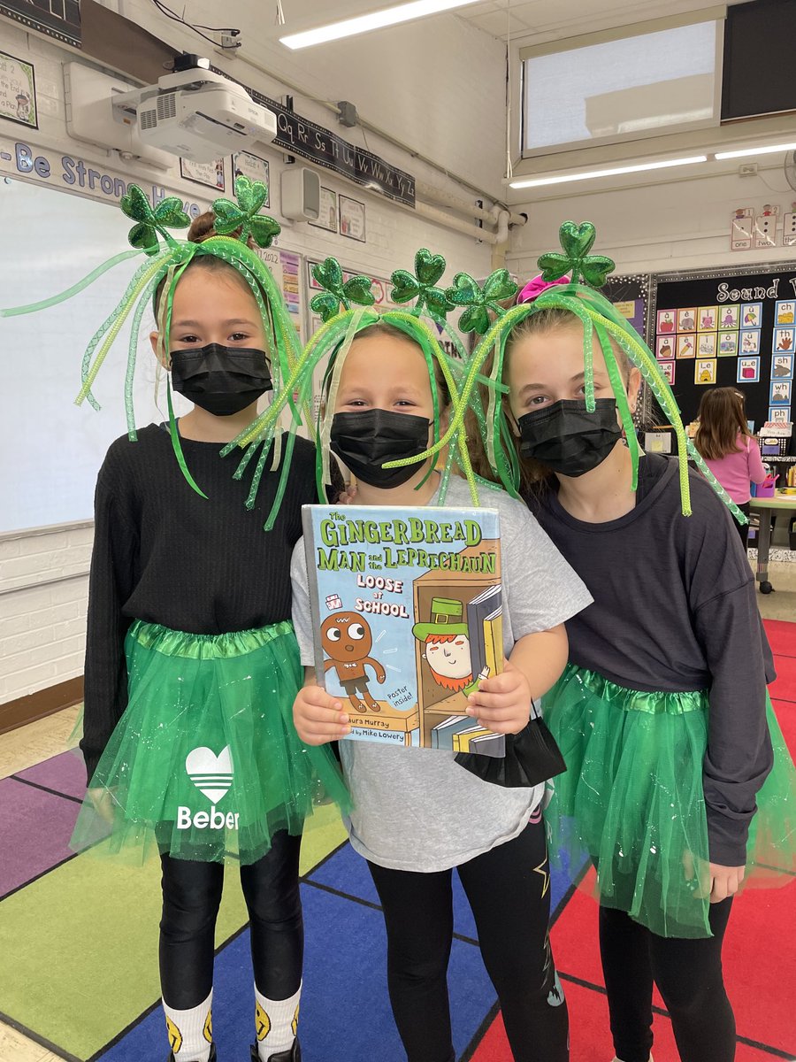 When your sister and cousin get to come do some St. Patrick’s Day activities with your class!#kip109 #engage109