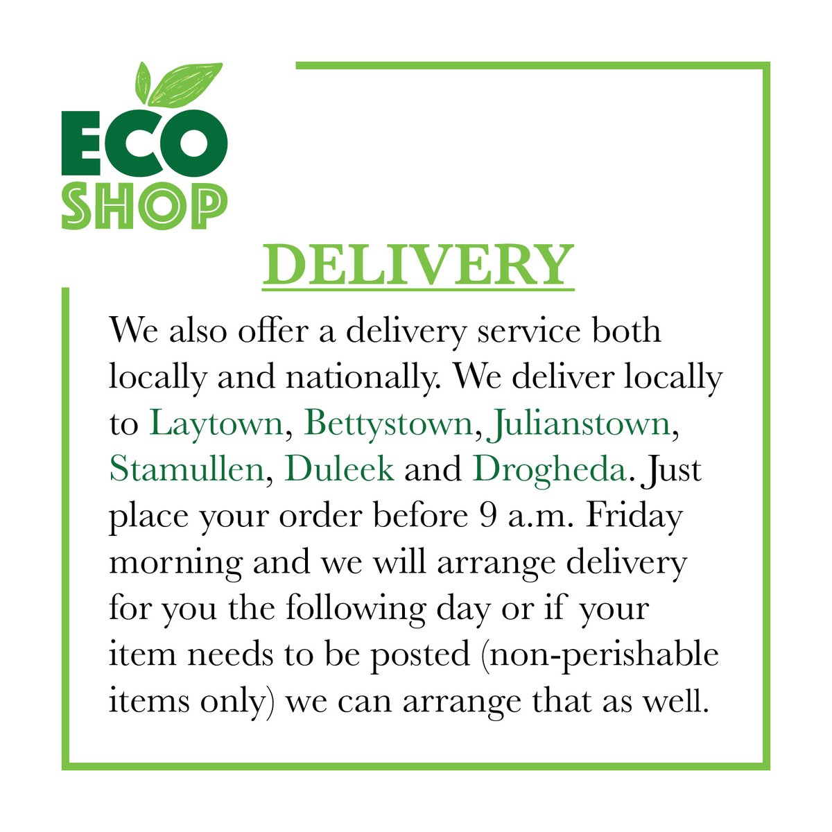 SonairteOFN's tweet photo. We are offering a phone in service for for those who might need it. All you need is your order, address and credit card. Call us between 9:30 and 10:30 a.m. Friday morning and we will take your order.

#callus #phoneorders #localdelivery #wereheretohelp https://t.co/5OCC4LUQi1