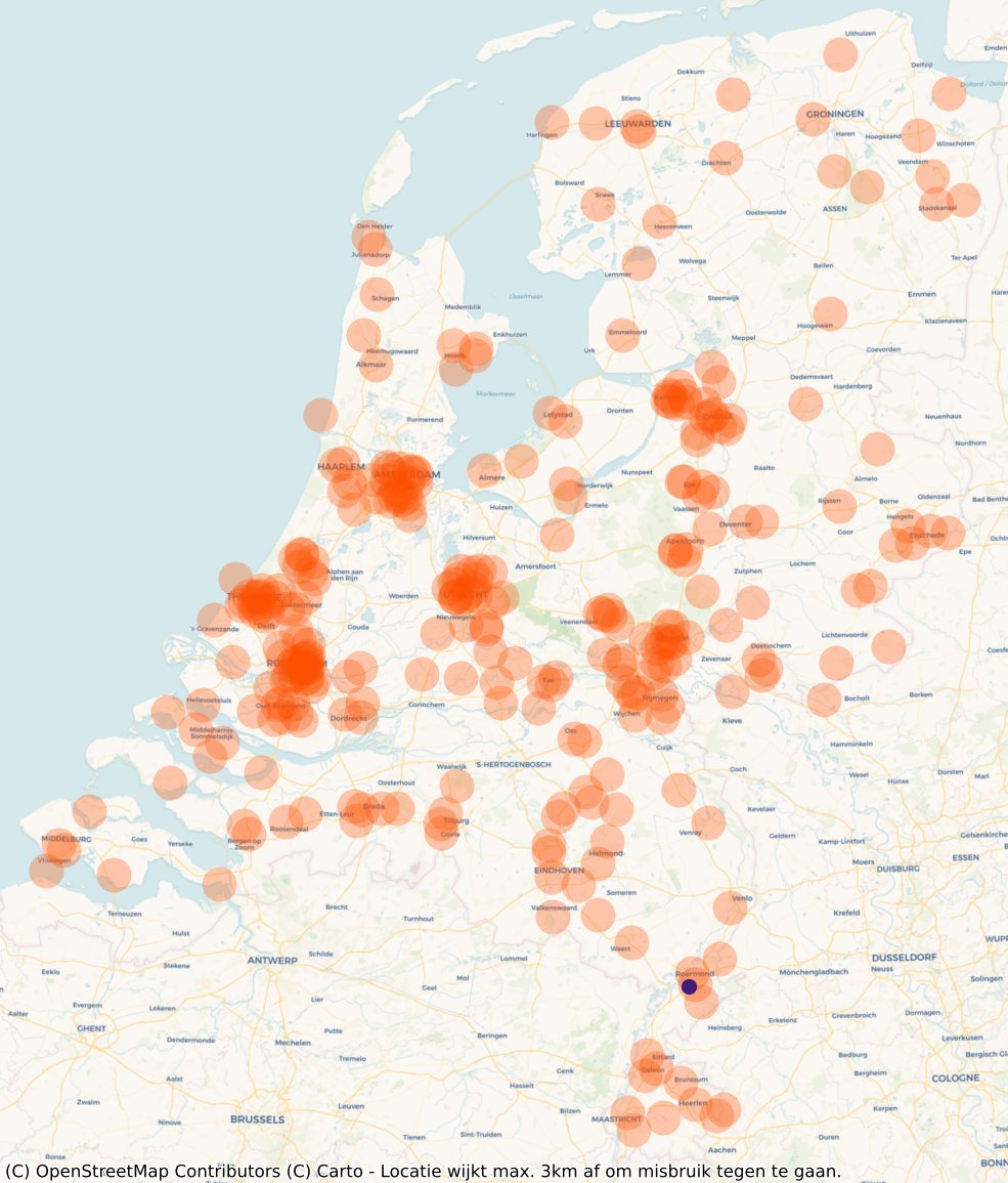 VaccinAlert's tweet photo. Op dit moment (17 March, 16:06) zijn er 1 van totaal 319 vaccinatielocaties open in Roermond (Booster/herhaal prikken moderna over). https://t.co/Hg3j90Nnor