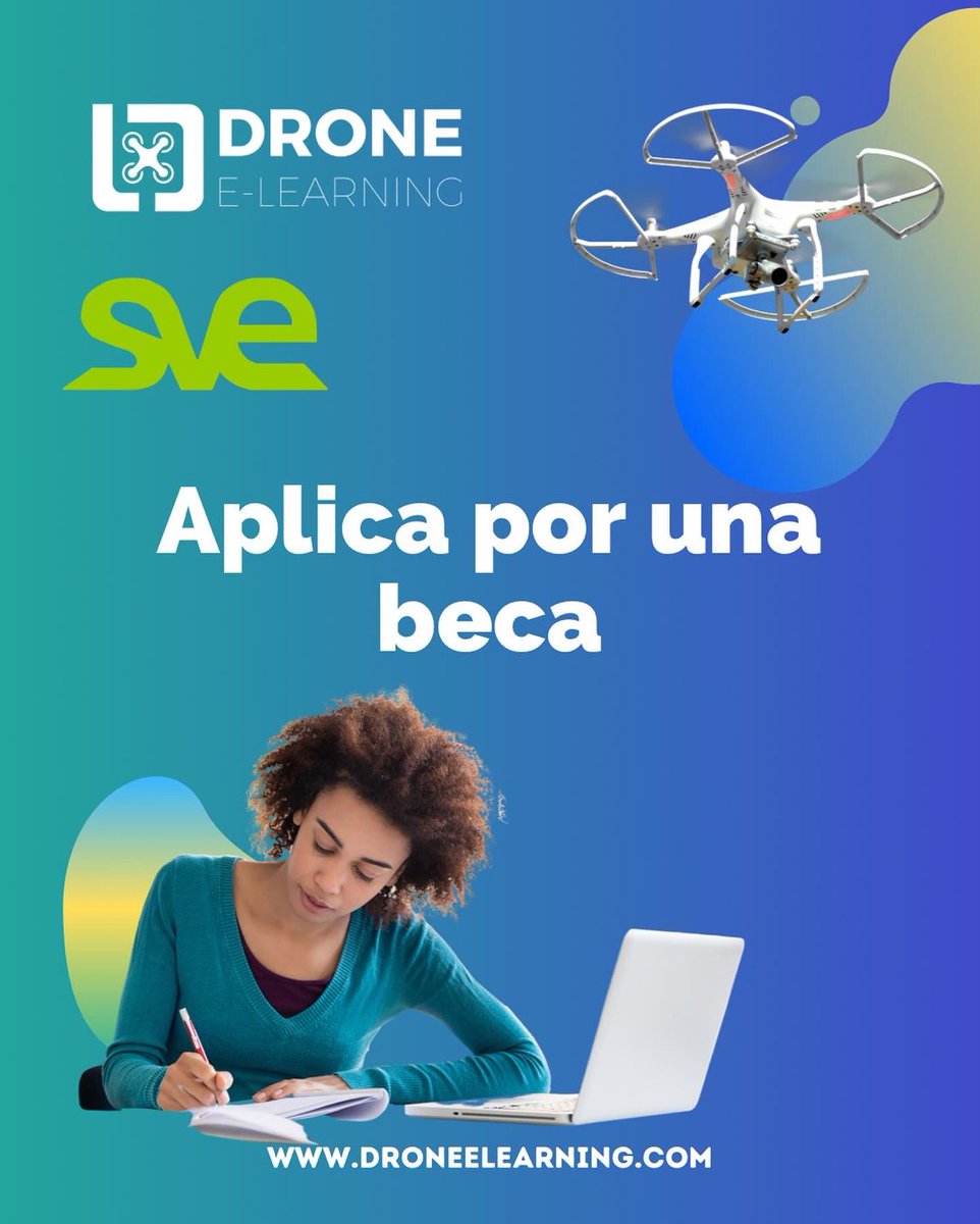 DroneeLearning's tweet photo. 🌿 La @SVEcologia y 
@DroneeLearning te invitan a postularte a una Beca para acceder gratuitamente a todos los cursos de Drone e-Learning , aplica aquí: https://t.co/aCeTtXmXw5

#dronetech #ecologia #Venezuela #educacion #drones #svecologia #droneelearning #biodiversidad https://t.co/nr7s88BlvB