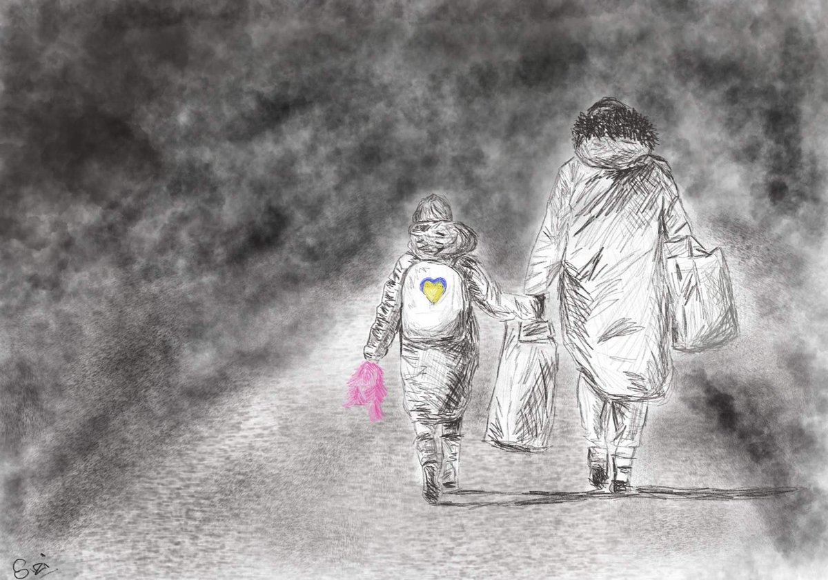 So last night I couldn’t sleep, I did this 🇺🇦💙💛