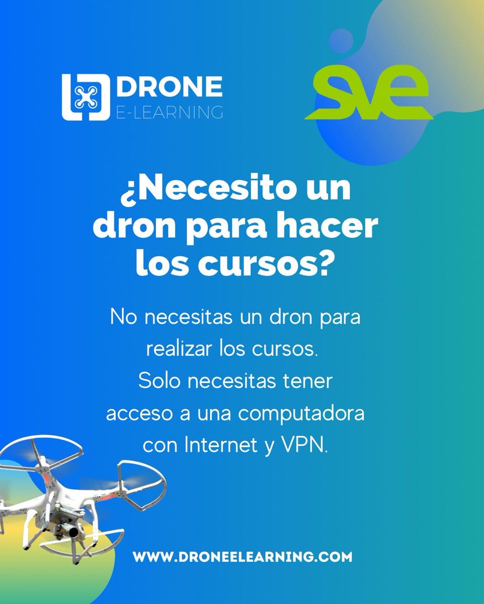 DroneeLearning's tweet photo. 🌿 La @SVEcologia y 
@DroneeLearning te invitan a postularte a una Beca para acceder gratuitamente a todos los cursos de Drone e-Learning , aplica aquí: https://t.co/aCeTtXmXw5

#dronetech #ecologia #Venezuela #educacion #drones #svecologia #droneelearning #biodiversidad https://t.co/nr7s88BlvB