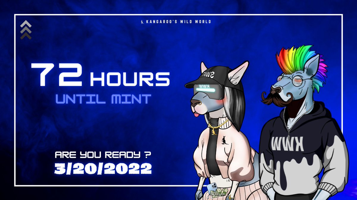 KWW_NFT's tweet image. The mint is getting closer and closer!
🔴OUR LAST GIVEAWAY🔴
72 Whitelist only for you guys!
1⃣Follow @KWW_NFT 
2⃣Like and RT 
3⃣Tag 3 friends
The winners will be announced in 48 hours.
Do not miss it!
#WLGiveaway #kww