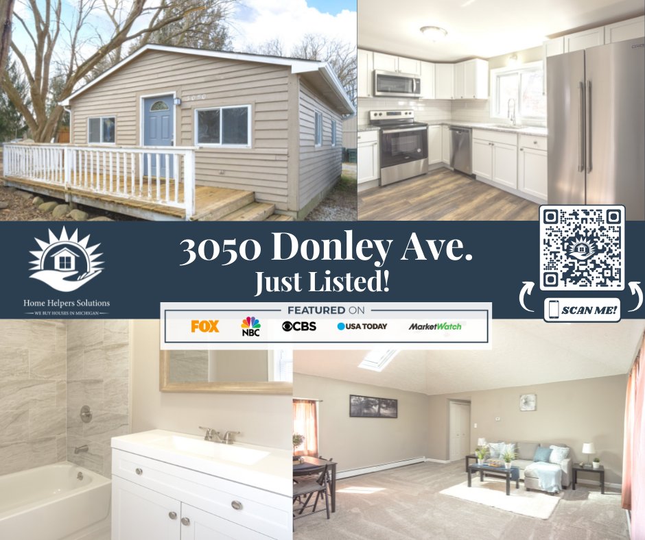 HomeHelpersSol's tweet image. This 3 bed, 1 bath home has been completely renovated with a new kitchen and bath, new LVP and carpet throughout the whole house, vaulted ceilings in the huge living room and an awesome backyard for entertaining! ✅✅✅⁣
zillow.com/homedetails/30…⁣
⁣
#mirealestate #houseforsale