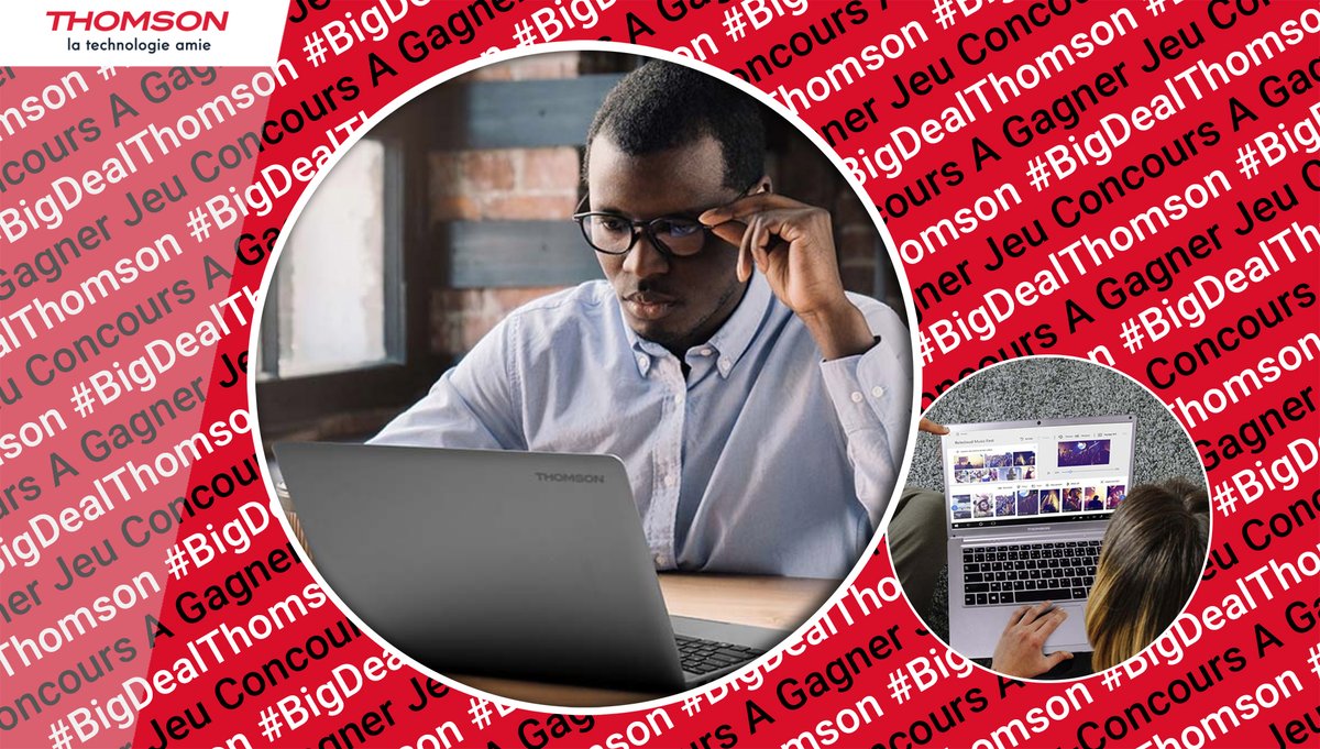 Thomson_FRA's tweet photo. Fin, élégant et fiable, le notebook NEO14 N14C4WH64 #Thomson est à gagner cette semaine ! 🥳

Pour participer 👇

1⃣ Abonnez-vous à @Thomson_FRA 😉
2⃣ RT ce jeu🔃
3⃣ En moyenne, combien de temps passez-vous sur Internet par jour ? 🤔

🍀🎁#BigDealThomson #ThomsonOrdinateurs🎁🍀 https://t.co/avz3la6GIb