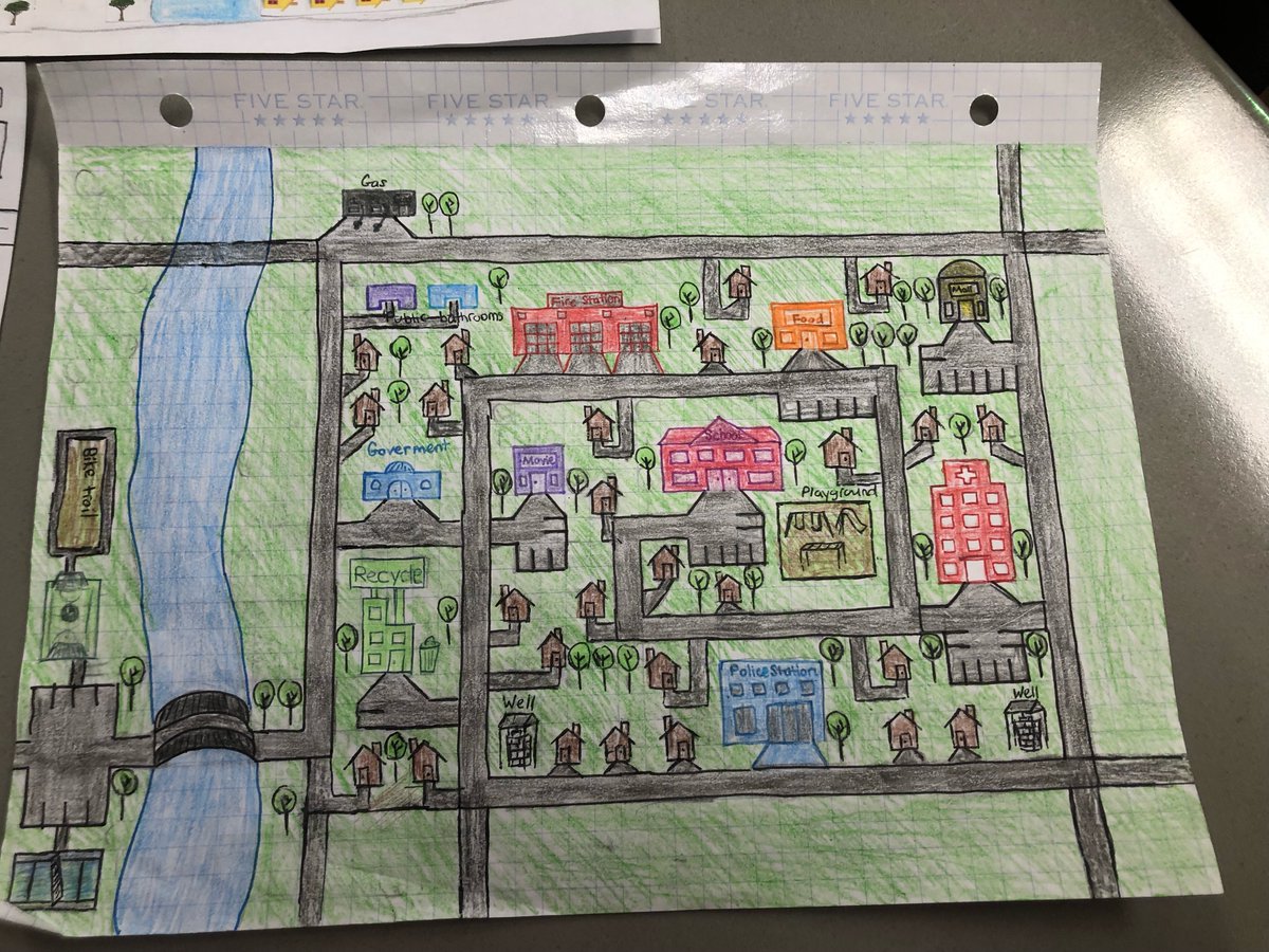 Recently, we compared ancient and modern urban planning strategies as part of our Ancient India Unit.  Ss then applied what they'd learned when planning their own cities! So cool to see what they came up with! #wwprsd #6thgradeSS #ancientcivs