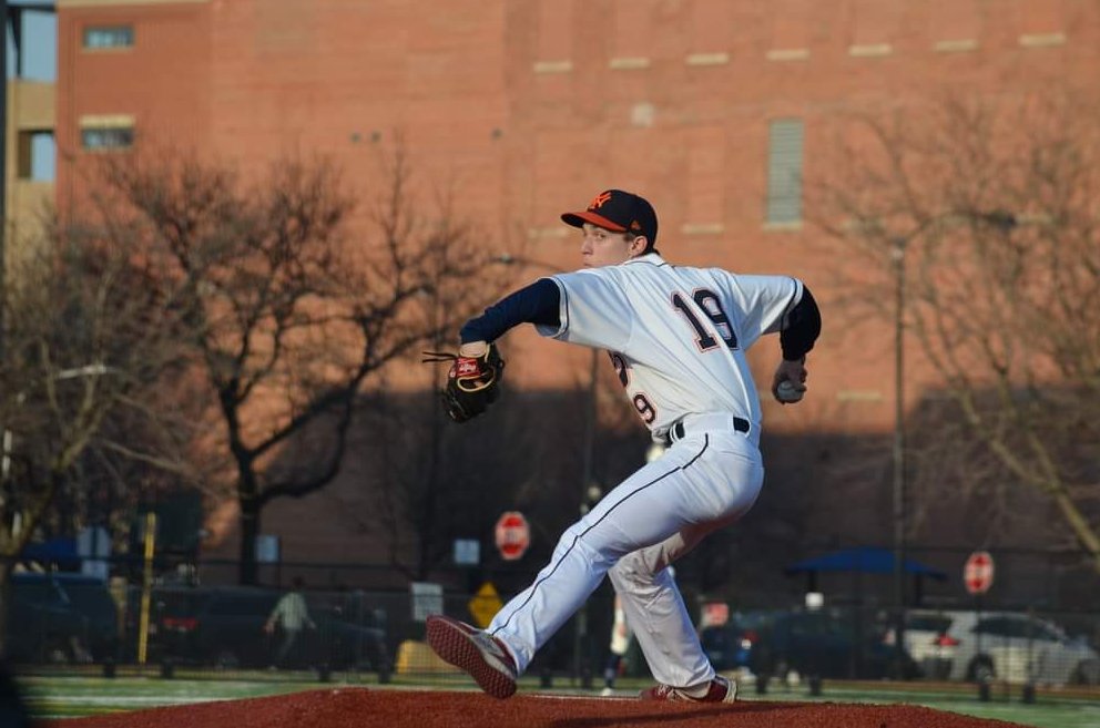 WYdolphinsbbfan's tweet photo. Returning WY varsity pitcher junior Josh Schmidt threw 5 scoreless innings against Lindblom on March 16. He struck out 8 and walked 0 in 55 pitches (43 strikes), giving up 4 hits. Good defense all around, with senior 2B Cody Barnes making many key plays in the 9-4 Dolphins win. https://t.co/TC3lG18m4U