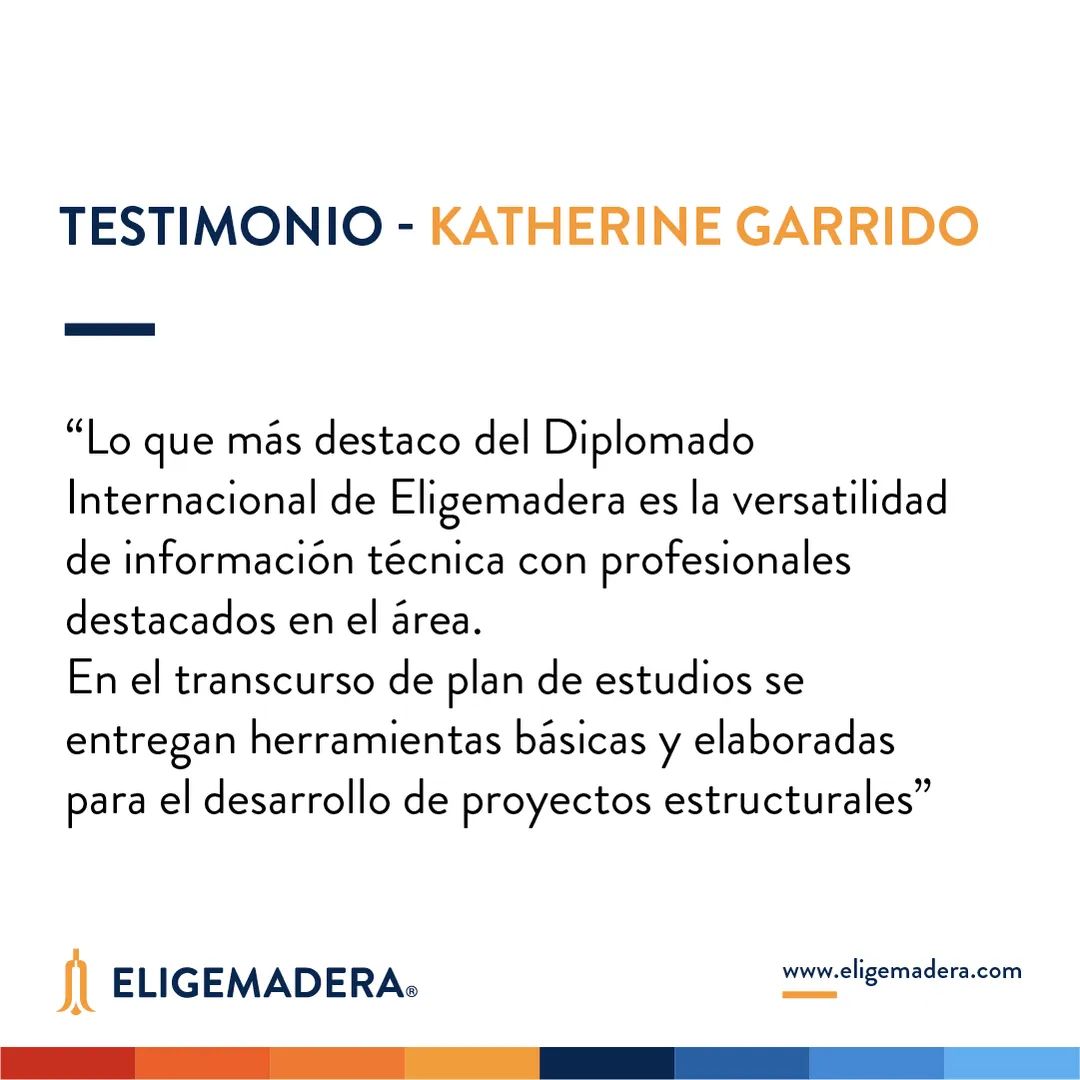 Motivados por profundizar sus conocimientos y especializarse en madera, los egresados del Diplomado Internacional de Eligemadera comparten sus testimonios.

👉Aprovecha el 10% OFF hasta el 18 de Marzo 2022
👉Más info: lnkd.in/eenQw5H

#QuedateEnCasa