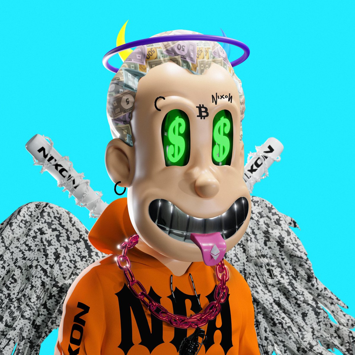 Damizza's tweet photo. Thank YOU sooo much @_nixmyth_ I’m NOW a CROOK! Got my 1st NFT… #specialgift #nft #CROOKZNATION https://t.co/36eiqX2hZv