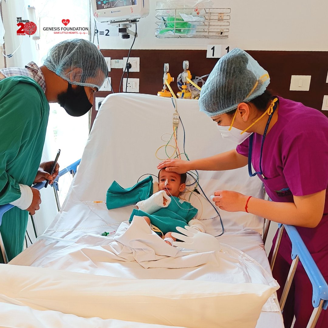 GenesisFndn's tweet photo. Expanding our network of hospitals, 10-month-old Samarth Bhadoriya became the first child to be supported at @Paras_Hospitals, Gurugram, which is now partnered with us. https://t.co/8sqHlz3jTi