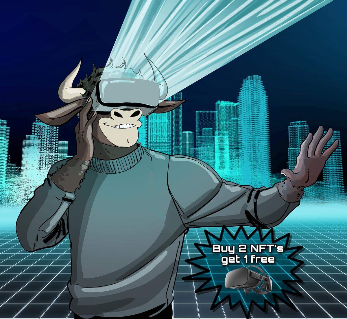 Thetorogang's tweet photo. 🇬🇧 Mint 2 Toro and get one Oculus VR headset for free! Our roadmap will be focused on the metaverse and we want you to enjoy it as much as you can! 🤟🏻
Join our Discord (link in bio)

#nft #nfts #nftinvestor #nftcollection #nftartwork
#nftmusic #nftdrops #nftcommunity #metaverse https://t.co/a4akIfBw3k