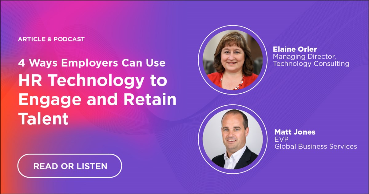 CieloTalent's tweet photo. In a podcast for @HROToday Cielo’s Matt Jones and @elaineorler discuss how employers can leverage HR technology to better engage and retain their talent: https://t.co/hQY1owetAx #talentmindset https://t.co/27guEGY7lE