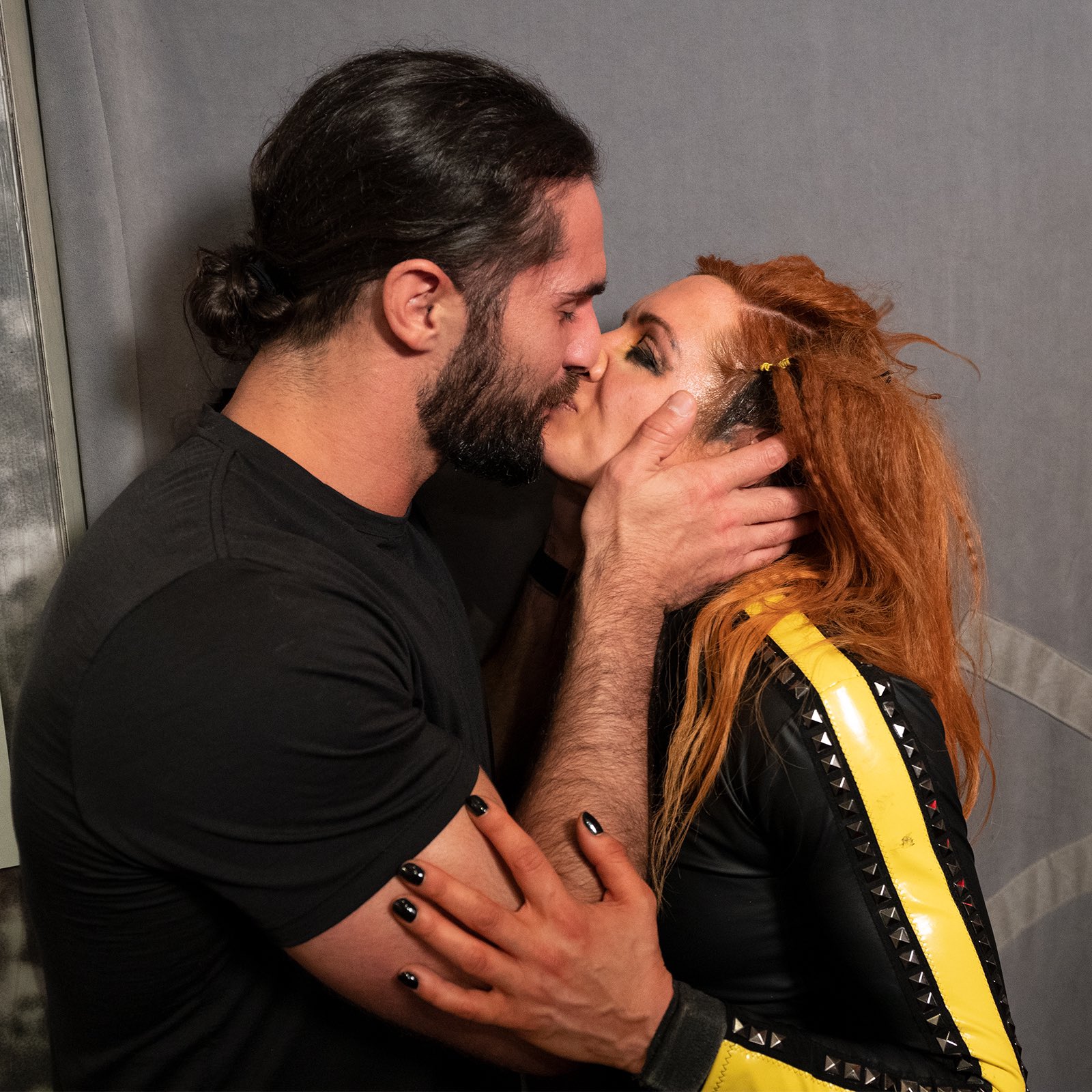 WrestlingWorldCC on X: Seth Rollins and Becky Lynch at Wrestlemania, 2019   / X