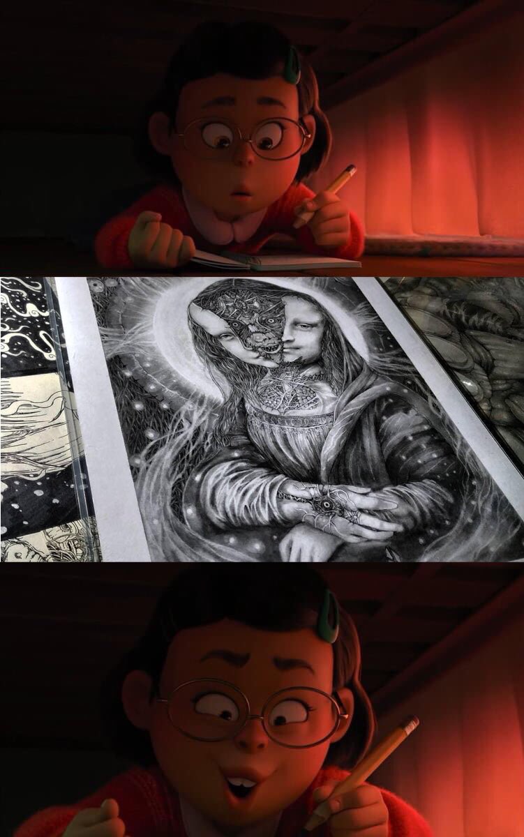 mockingartjay's tweet photo. One of the best feeling when I created my very own version of Monalisa π₯ΊππΌ
Source IG: mockingartjay
#TurningRed #artmemes #mockingartjay https://t.co/vYETyWTQc1