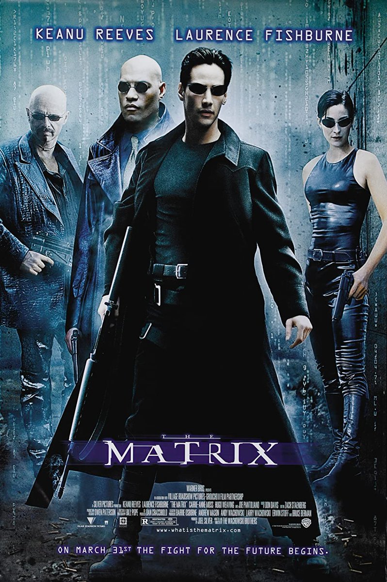 UberFacts's tweet image. &quot;The Matrix&quot; was released in theaters on March 31st, 1999

23 years ago today