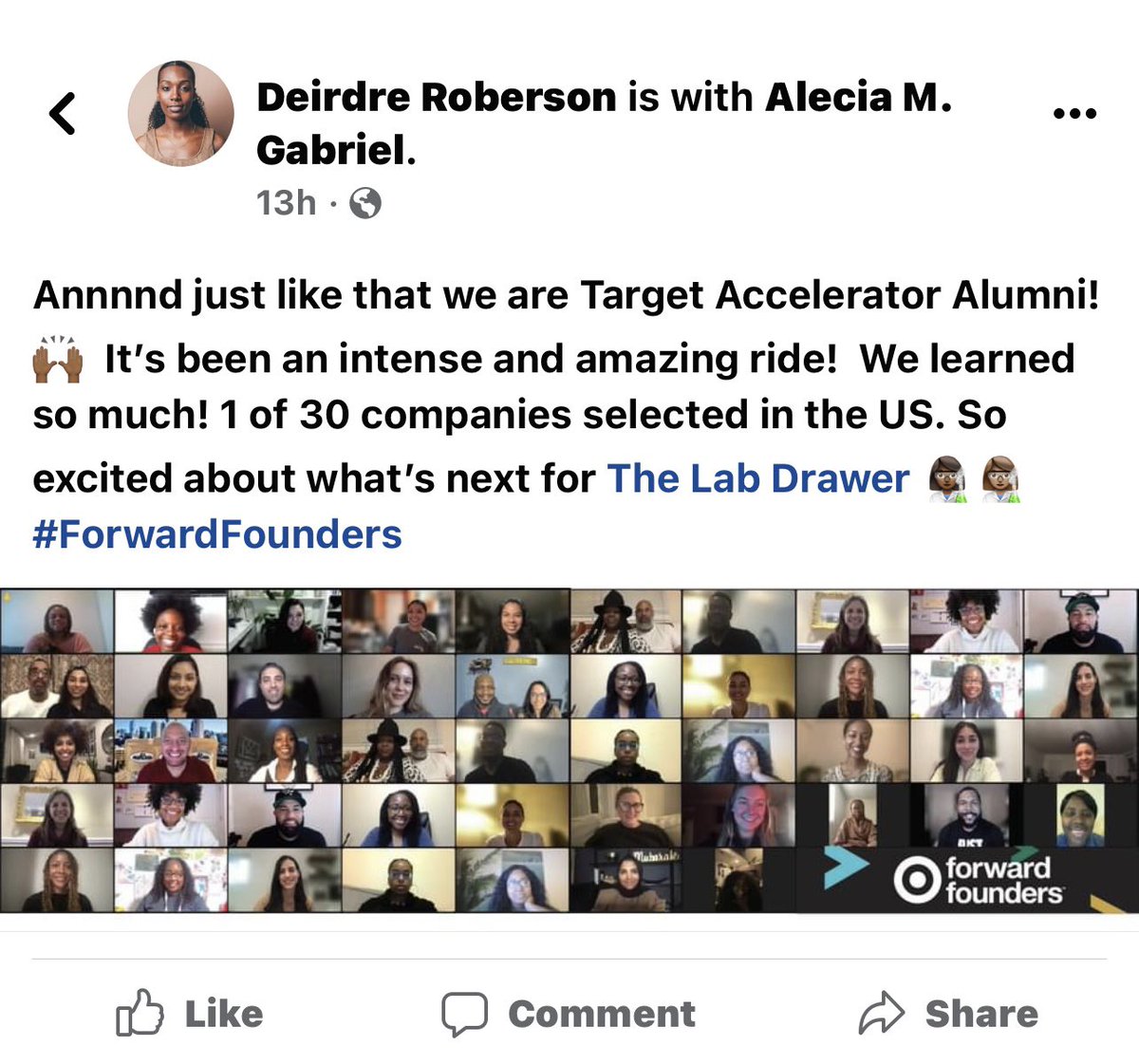 DElRDRE's tweet photo. cc:@thelabdrawer
#ForwardFounders #targetaccelerators #targetforwardfounders https://t.co/9pg3mJpbPG