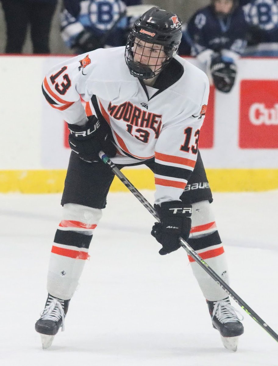 Prospects to watch in the Bantam State Tournament: Sam Laurila and Garrett Lindberg of Moorhead. For the hockey enthusiast these D-partners are a must watch as they are a classic example of combining skill, hard work, and communication to maximize efficiency.
📸 <a href="/Romuald_Images/">David Romuald</a>