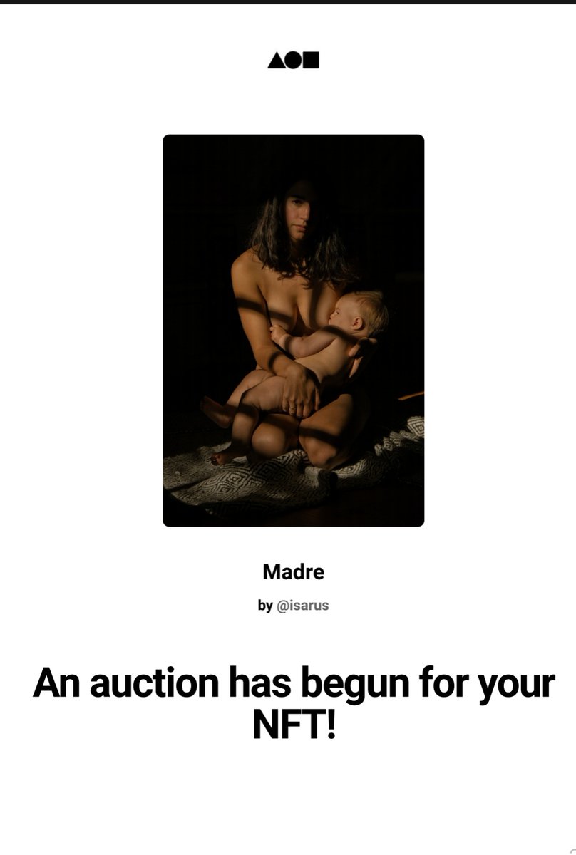 Isarusphoto's tweet photo. @a5ht4r showing love for this piece once again. Thank you so much!!

My very first auction is on!! Please share! 🥲

@foundation
#WomensHistoryMonth #NFTs #WomenInNFTs https://t.co/gwm2fE5Hgh