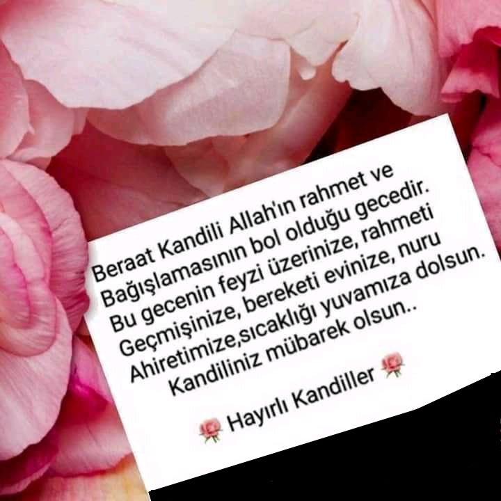 Berat kandilimiz mübarek olsun