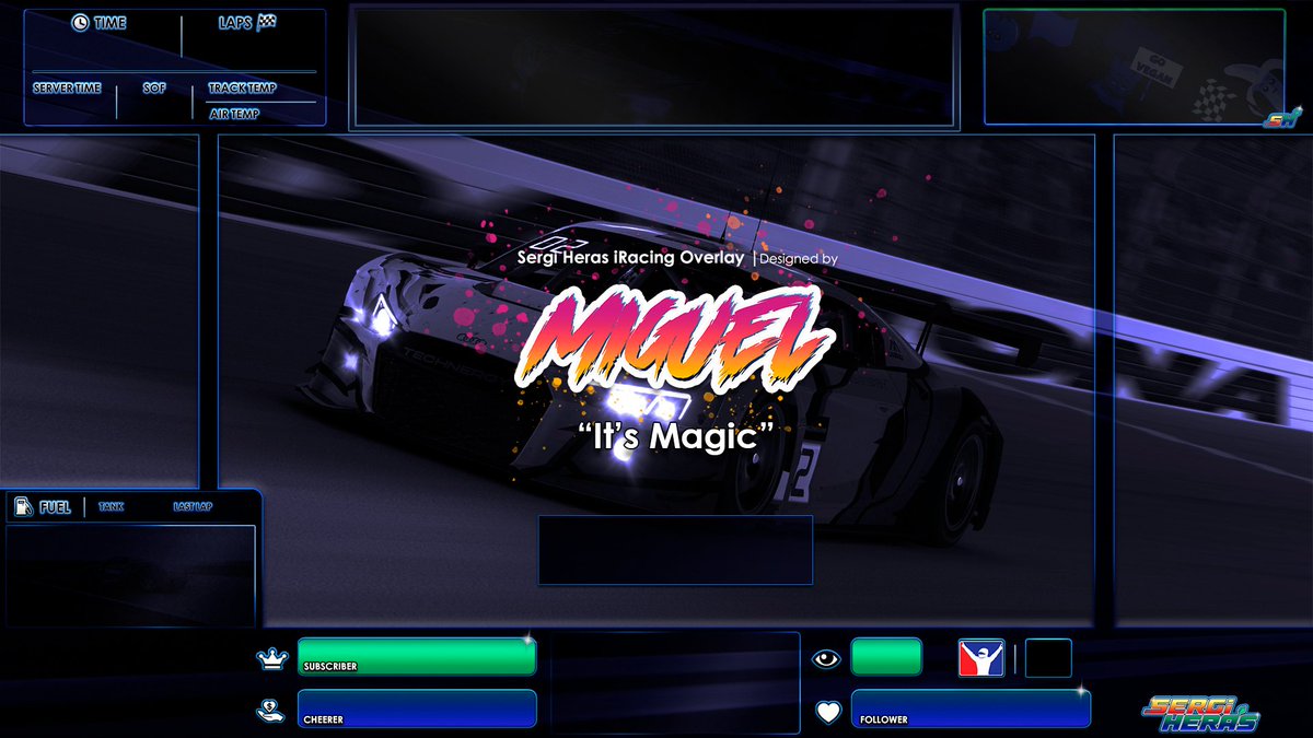 <a href="/SergiHeras/">세르지🌱</a> | iRacing Overlay

Hace un tiempo trabajé el #diseñográfico Twitch💜de Sergi Heras🌱, fue un auténtico placer y lo gocé muchísimo🥰.

Esta escena hace semanas que la quería mostrar...está diseñada al píxel👾 y es para stremear #iracing

Better Call Miguel🧙‍♂️✨