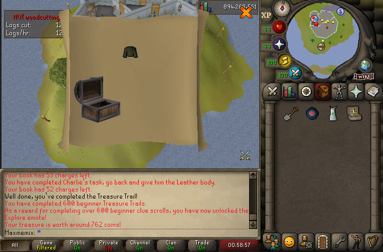 Maxmemix's tweet photo. 600 beginner clues completed and explore emote unlocked https://t.co/8f98jSUSUc