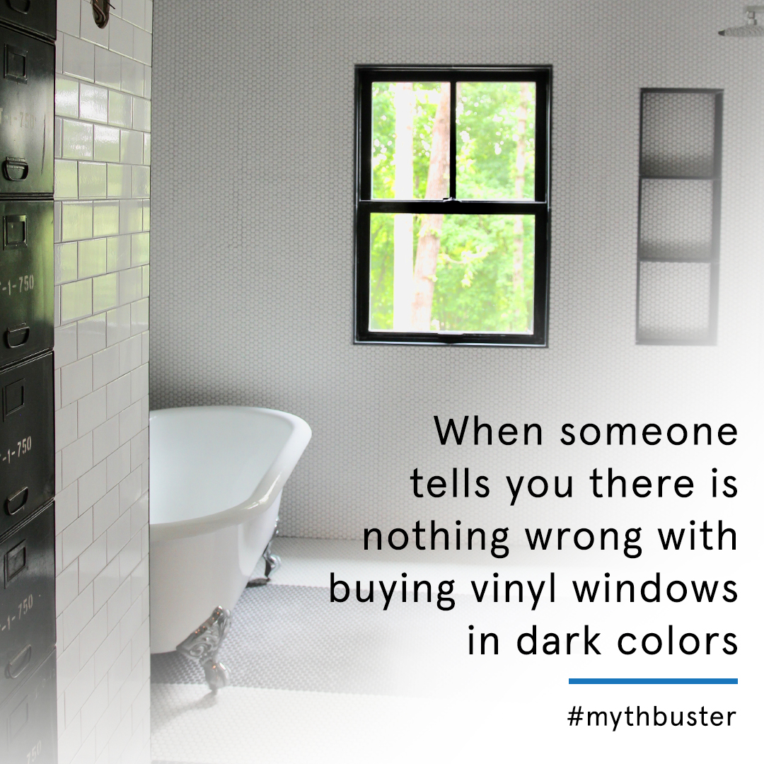 NGWindows's tweet image. Dark, vinyl windows may cause you more headaches than smiles.

1. They absorb more heat which causes an increased rate of expansion &amp;amp; contraction.

2. They can lose their shape &amp;amp; start to warp.

3. The color fades.

Contact us today to find out more!

#ngwindows #darkwindows