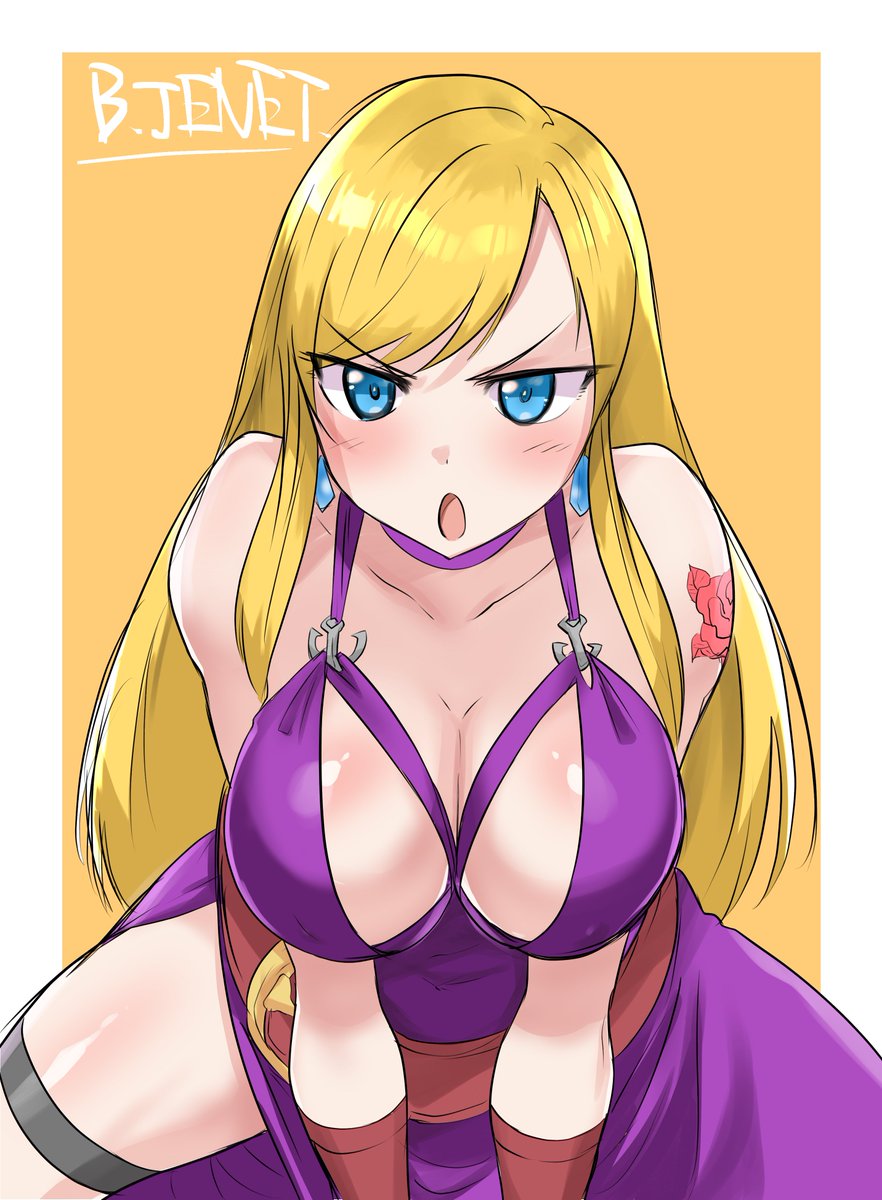 KOFのジェニーちゃん参戦記念らくがき～。可愛いし使って面白い😊 