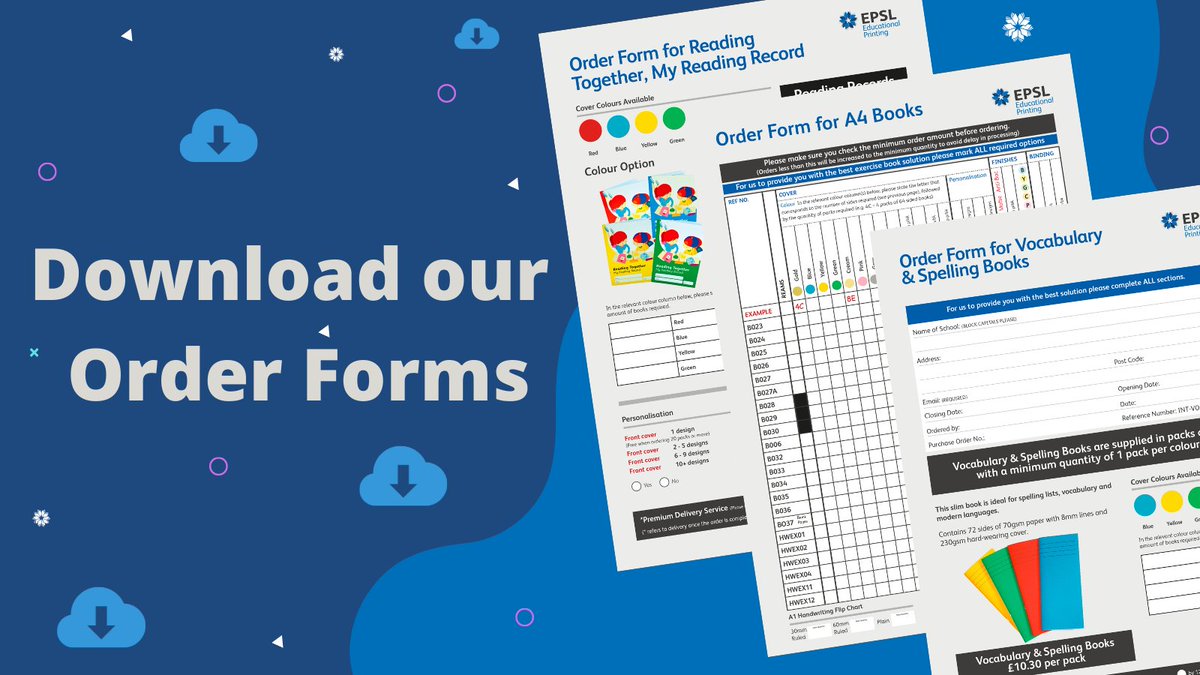 EPSLUK's tweet photo. Sometime writing things down just makes more sense, lets go back to basics with our print ready order forms 📝
Download the order forms you need from
https://t.co/ego8JAldwW
Fill them in and send to our Sales Team at enquiries@eprint.co.uk https://t.co/U5dPRFxr7y