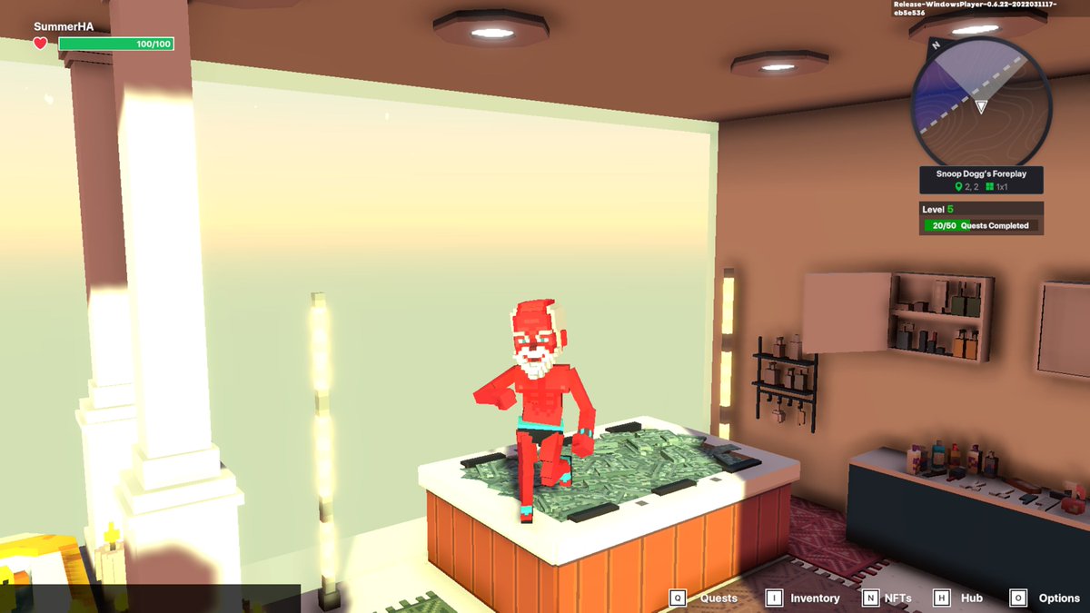 Summerha8671's tweet photo. @TheSandboxGame I just participated in the daily #SandboxAlphaS2Contest for a chance to earn up to 1,000 $SAND! Starting March 16 - Take a money bath in Snoop Dogg Mansion. Check out my screenshot below! I'm dancing!!
👇 #SandboxAlphaS2 https://t.co/NCHPQu2UjL