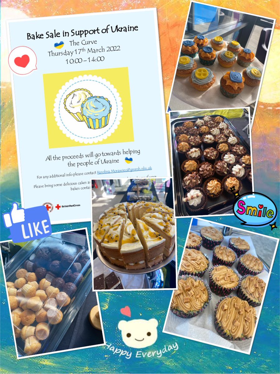 SweetCarolineKM's tweet photo. Beautiful weather for tasty cake 💙💛 @GMMH_NHS @KMCateringTeam https://t.co/0S5Ps1Qs3J
