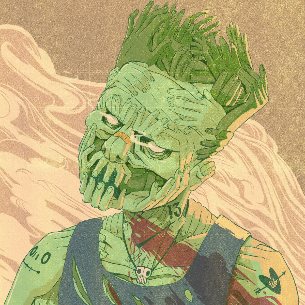 KnownOrigin_io's tweet photo. @Deadfellaz Handmates x Deadfellaz Draw the Undead 2021 by @handmates_nft 

1 of 1 • Ξ 0.13  

view here 👇
https://t.co/Sf0MHIjgi9 https://t.co/EW1pz2qDvj